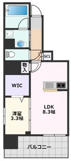 Main Street CORE【2階】の間取り