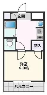 コスモセブン【101号室】の間取り