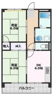 寿マンション【4階】の間取り