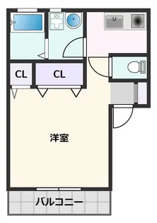 ダイトウハイツ【1階】の間取り