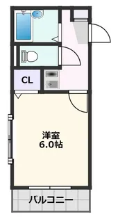 グラシュジュール【2階】の間取り