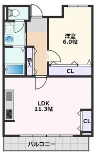 ハイムボナール【2階】の間取り