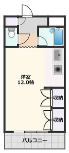 大阪府吹田市山手町4丁目【マンション】の間取り