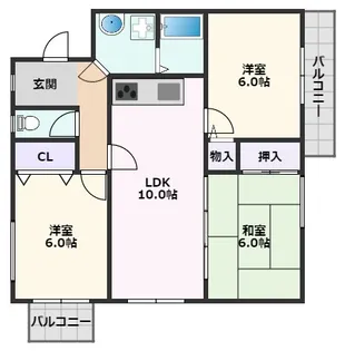 シェリール【2階】の間取り