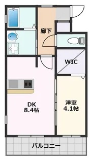 アヴェニール千里丘東【1階】の間取り