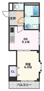 アイリス【3階】の間取り
