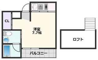 アヴェニール千里丘【201号室】の間取り