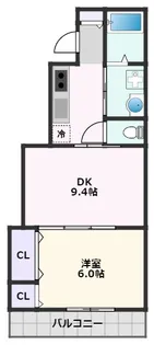 セレニティ東正雀アルファ【1階】の間取り