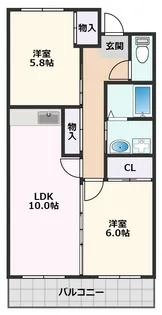 アメニティブワ【4階】の間取り