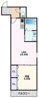 フジパレス阪急豊津駅南Ⅰ番館【3階】の間取り