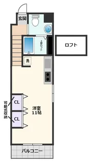 cosmo life katayama【6階】の間取り