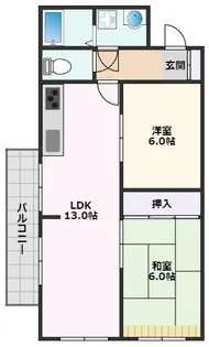 センチュリー三島【2階】の間取り