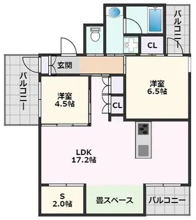 Lois Blanche【3階】の間取り