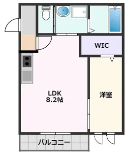 コンフォール山手【101号室】の間取り