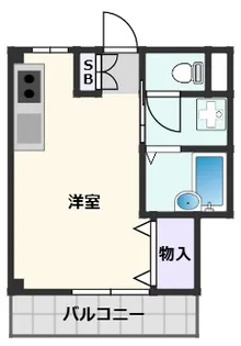 ナンノ第21号館【1階】の間取り