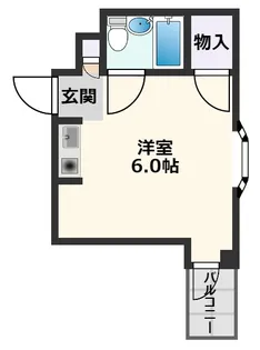 第6中屋ハイツ【4階】の間取り
