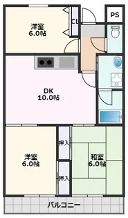 ヴェルドミール【302号室】の間取り
