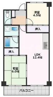 ステーションハイツ千里丘【2階】の間取り
