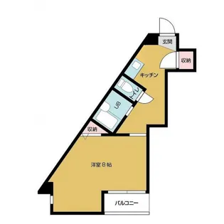 メゾンクレスト【4階】の間取り