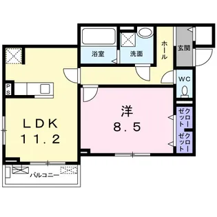 K`s flat【3階】の間取り