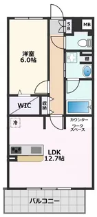 大阪府摂津市千里丘7丁目【マンション】の間取り