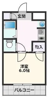 コスモセブン【3階】の間取り