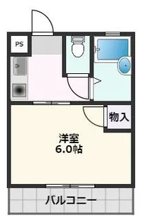 ネオセレス参番館【3階】の間取り