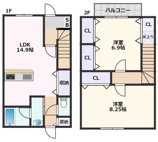 サンコート原町の間取り