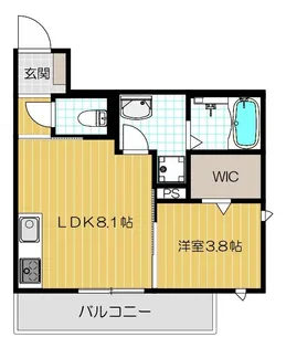 ブランシェトワ【2階】の間取り