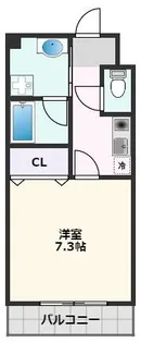 エルカーサ正雀Ⅱ【1階】の間取り
