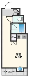 サンテルコ千里山【301号室】の間取り