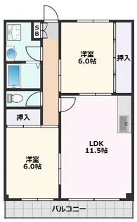 ボナール園【3階】の間取り