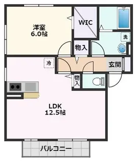 カーサアルペジオB棟【2階】の間取り