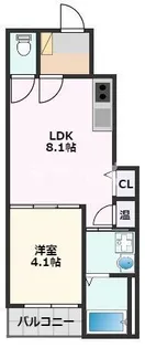 きらら清和園【1階】の間取り