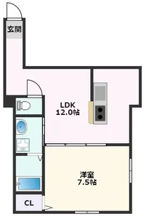 RIHITO正雀駅前【4階】の間取り