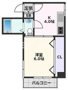 シャトーポポ【2階】の間取り