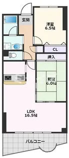 サンヒルズ上山手【2階】の間取り