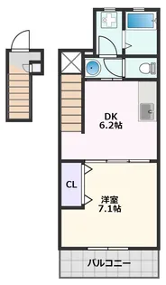 ナウトローネ【2階】の間取り