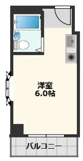 トラッディ吹田Ⅲ【1階】の間取り