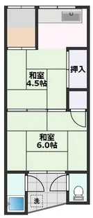 山口文化【2階】の間取り