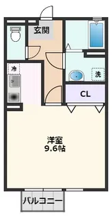 大阪府摂津市鳥飼上3丁目【アパート】の間取り