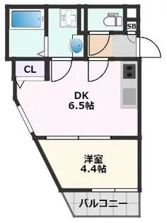 ART KISHIBE NORTH【3階】の間取り