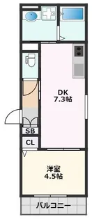 ART KISHIBE NORTH【3階】の間取り