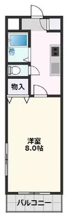 ドリームハイヴ吹田【2階】の間取り