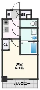 SOLASIA residence 千里丘【6階】の間取り