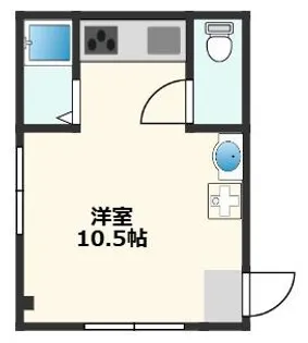 ハイツIKKI【2階】の間取り
