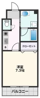 エルカーサ正雀2【1階】の間取り