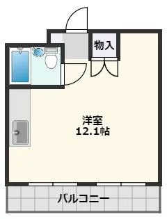 GF吹田マンション【4階】の間取り