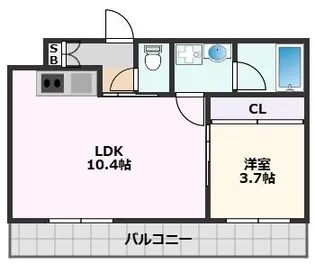 グランエピ【4階】の間取り