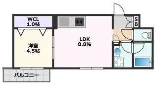 グランエピ【4階】の間取り